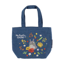 قم بتحميل الصورة في عارض الصور، My Neighbor Totoro Denim Lunch Tote Bag -Ghibli Studio