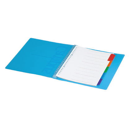 Kokuyo Slide Binder Slim A5 20-Hole Notebook Blue