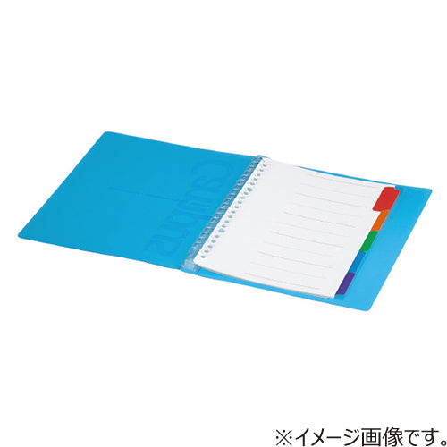 Kokuyo Slide Binder Slim A5 20-Hole Pink