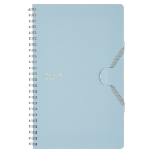KOKUYO Soft Ring Notebook Penott 5mm Grid A5 Variant Blue