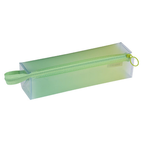 Kokuyo Campus Clear Pen Case Tray Convertible Citrus Green
