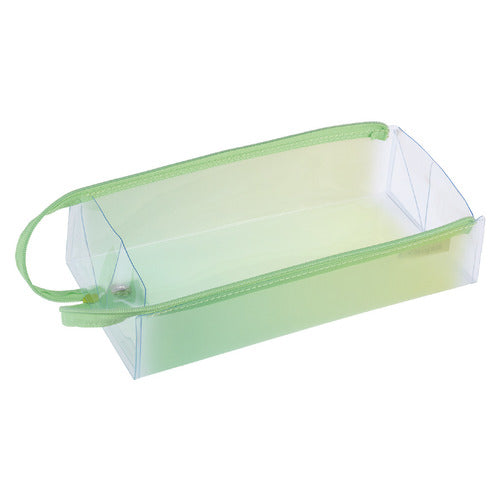 Kokuyo Campus Clear Pen Case Tray Convertible Citrus Green