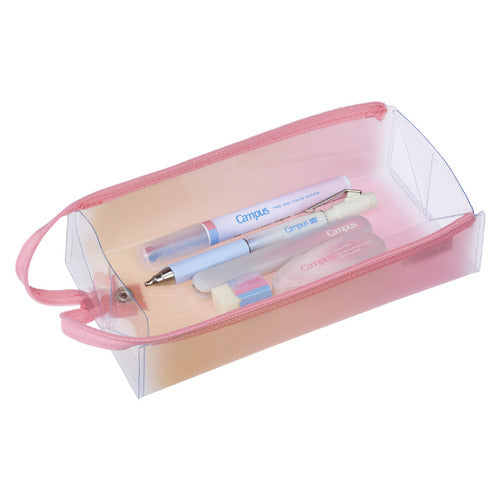 Kokuyo Campus Clear Pen Case Tray Convertible Citrus Green