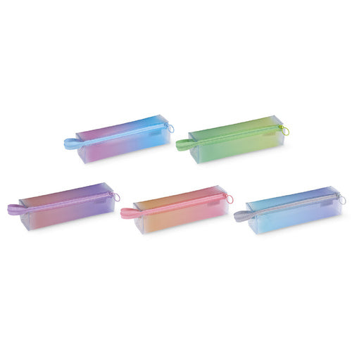Kokuyo Campus Clear Pen Case Tray Convertible Citrus Green