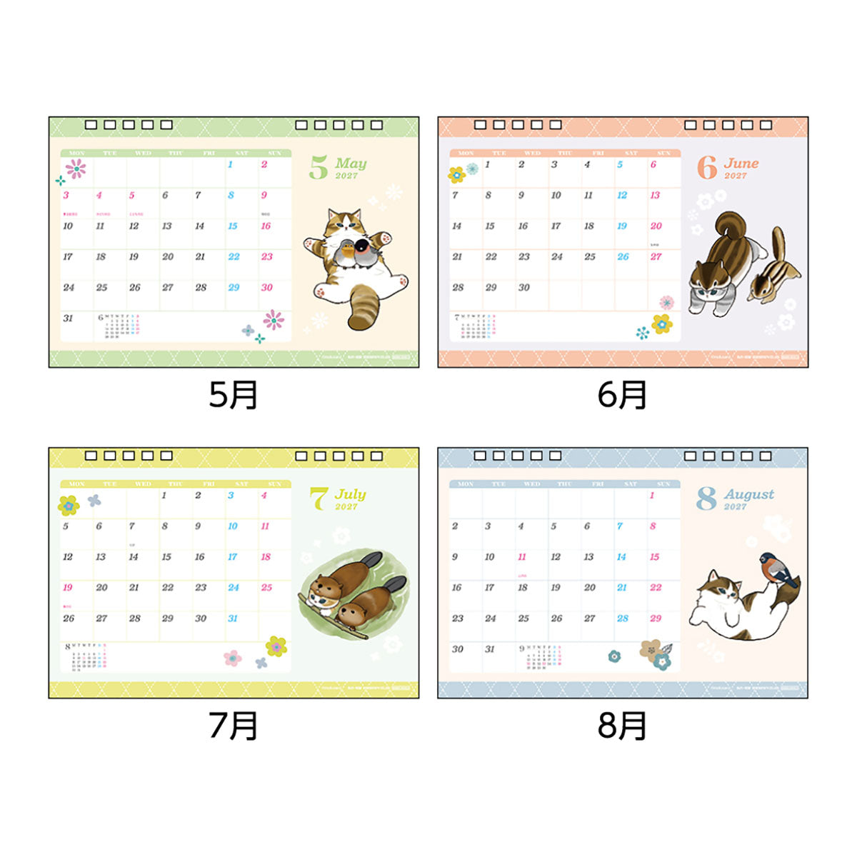 Mofusand 2027 Desk Calendar 4901770051253