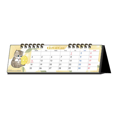 Mofusand 2027 Slim Desk Calendar 4901770051444