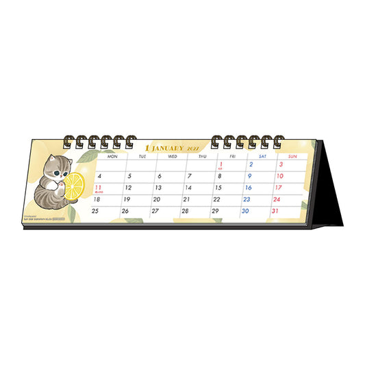 Mofusand 2027 Slim Desk Calendar 4901770051444