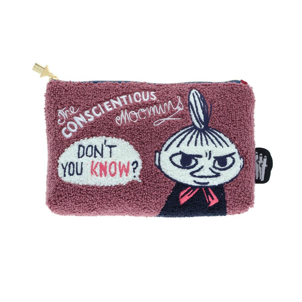 Sun-Star Stationery Moomin Little My Sagara Embroidery Cosmetic Pouch