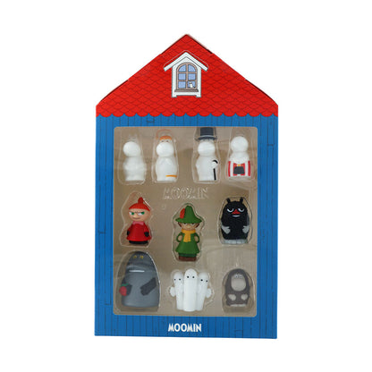 Sun-Star Moomin Finger Puppet 10-Piece Set Collectible Figures