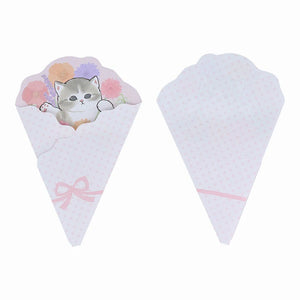 Mofusand Flower Bouquet Letter Set (Pink)