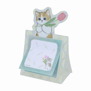 Mofusand Flower Standing Sticky Note A