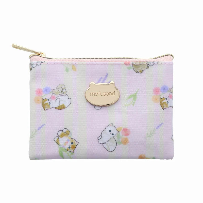 Mofusand Flower Mini Pouch (Pink)