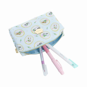 Mofusand Flower Pen Pouch (Blue)