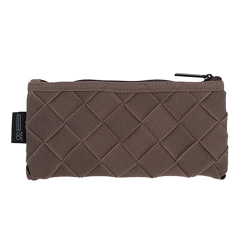 Sun-Star Stationery AMUGOMU Flat Pen Case Brown 7.5in