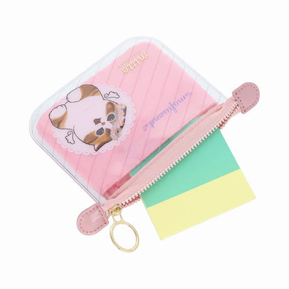 Mofusand Clear Pouch Mini Flat MITTE (Angel Nyan)