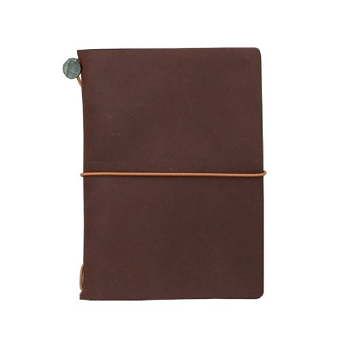 Traveler's Company Traveler's Notebook Passport Size Leather Journal Brown