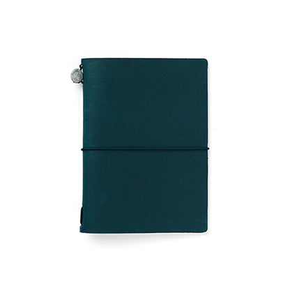 Traveler's Company Notebook Passport Size Leather Cover Blue