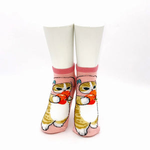 Mofusand x Sanrio Characters Socks (Size 23~25cm)