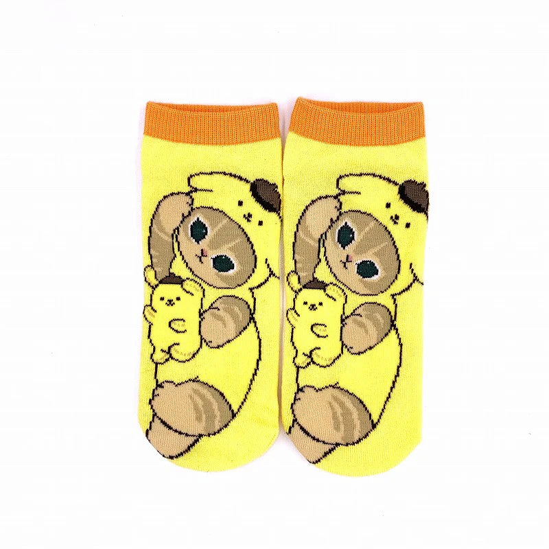 Mofusand x Sanrio Characters Socks (Size 23~25cm)