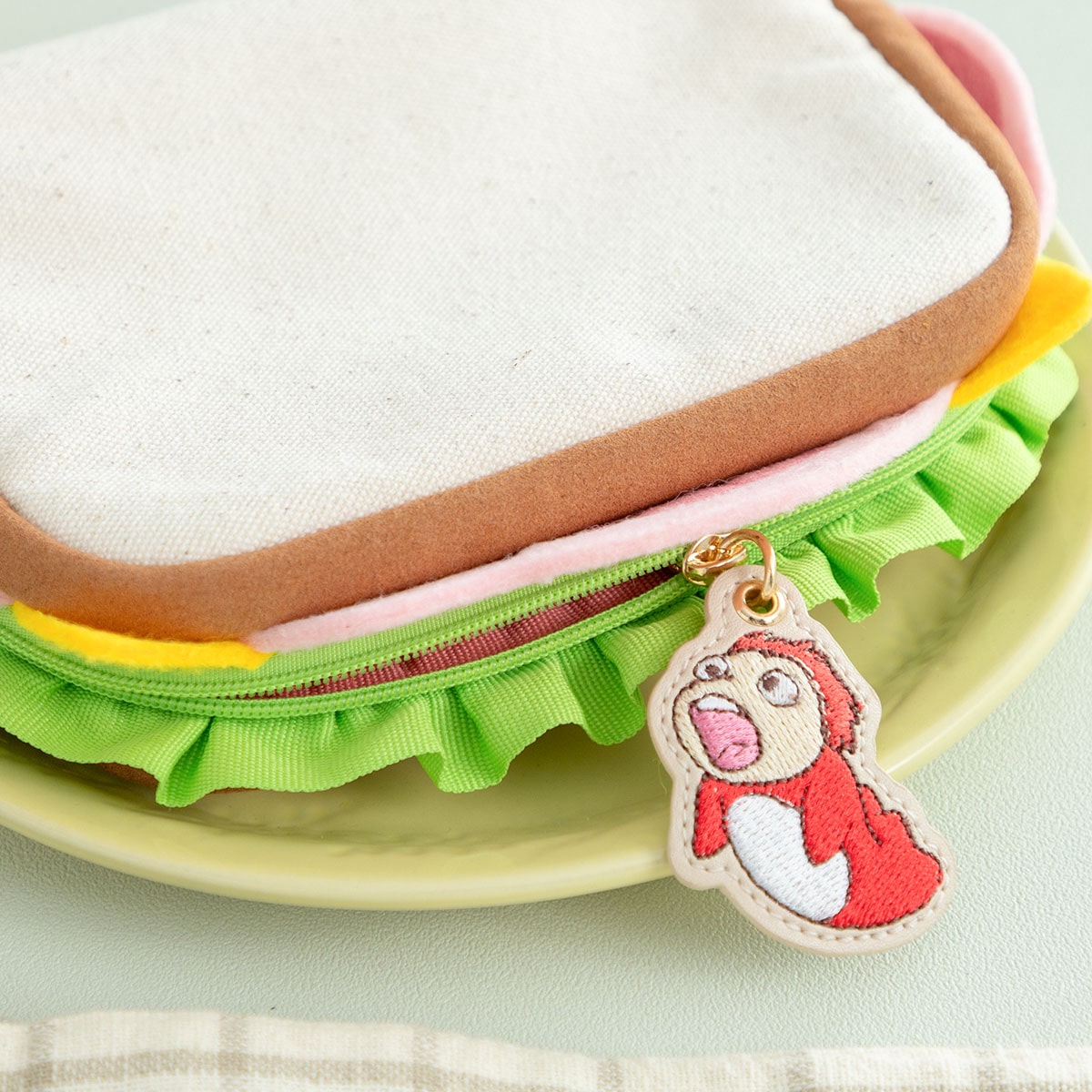 Ponyo on the Cliff by the Sea Ham Sandwich Pouch
