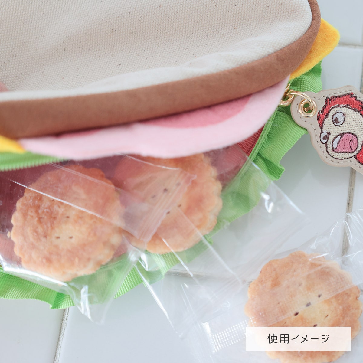 Ponyo on the Cliff by the Sea Ham Sandwich Pouch