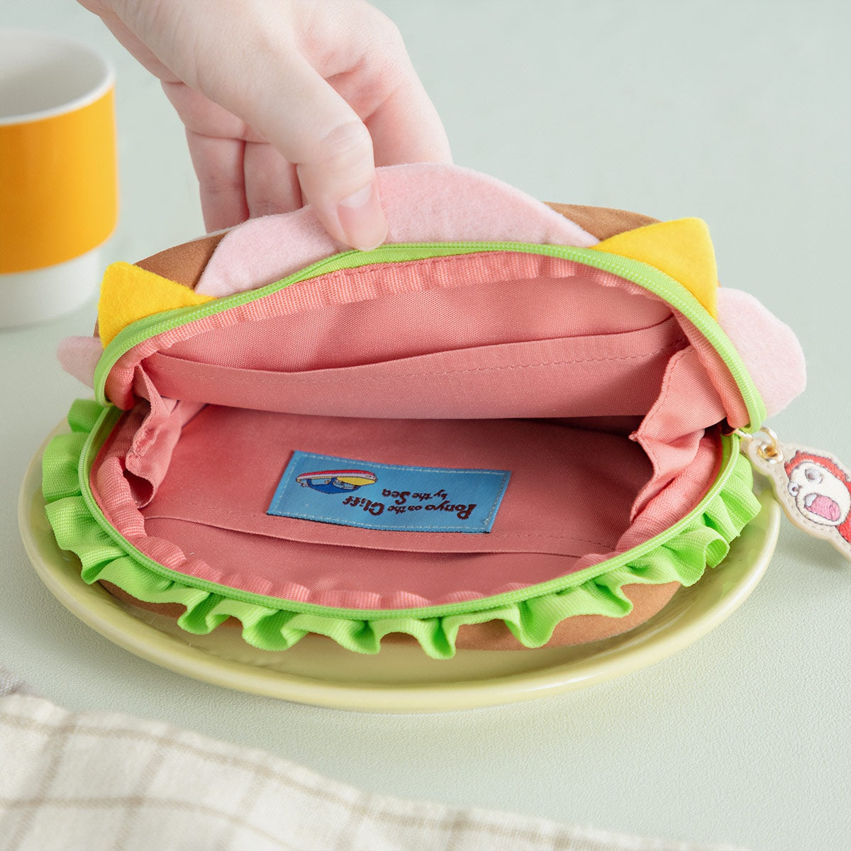Ponyo on the Cliff by the Sea Ham Sandwich Pouch