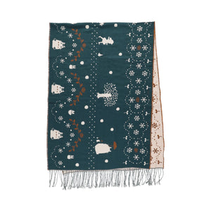 Ghibli Original My Neighbor Totoro Buttoned Scarf - Ghibli Studio