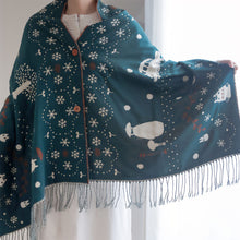 قم بتحميل الصورة في عارض الصور، Ghibli Original My Neighbor Totoro Buttoned Scarf - Ghibli Studio