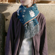 قم بتحميل الصورة في عارض الصور، Ghibli Original My Neighbor Totoro Buttoned Scarf - Ghibli Studio