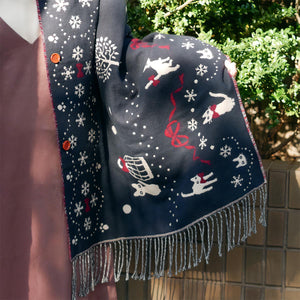 Ghibli Original Kiki's Delivery Service Buttoned Scarf - Ghibli Studio