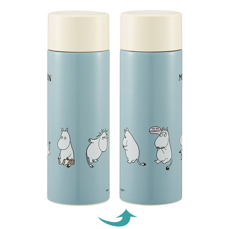 Skater Moomin Unique Stainless Steel Mug Bottle 350ml Vacuum Insulated