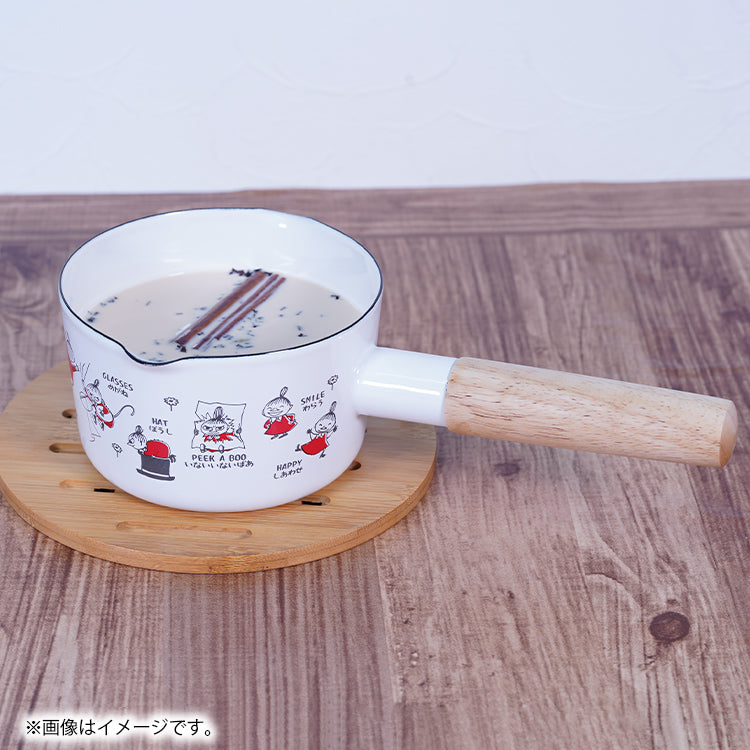 Fuji Horo Little My Enamel Milk Pan 12cm 800ml