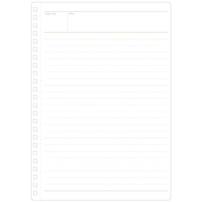 Maruman Mnemosyne Soft Notebook A5 8.3x6.3-inch 80 Sheets Light Gray