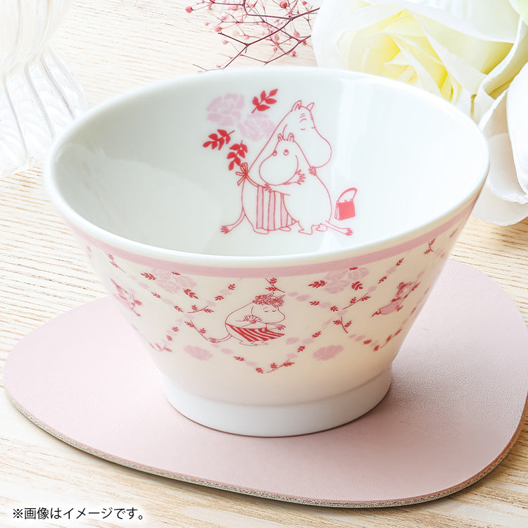 Moomin Mamma's Day Ceramic Small Bowl Pink 200ml