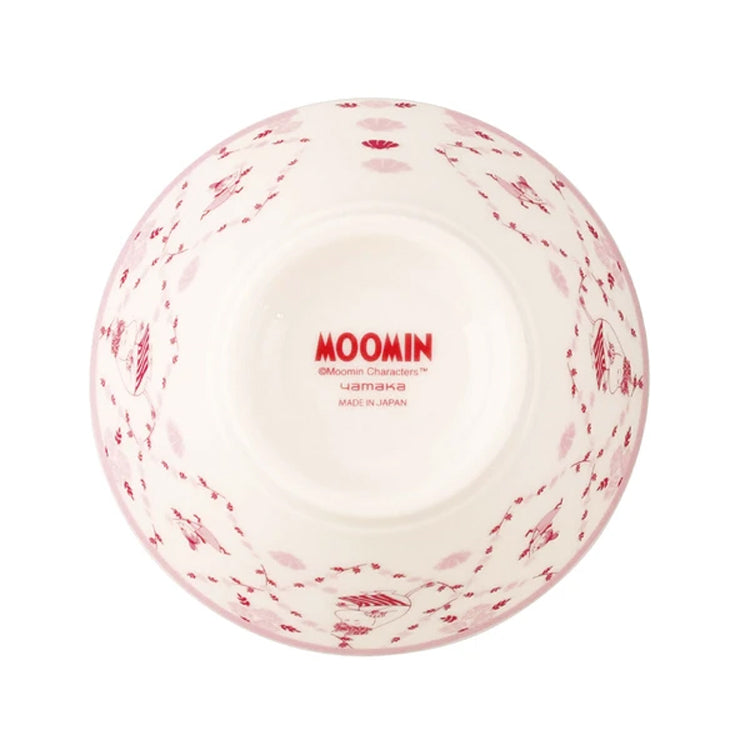 Moomin Mamma's Day Ceramic Small Bowl Pink 200ml