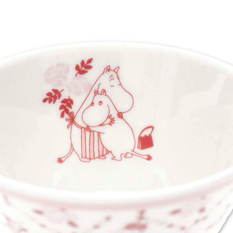 Moomin Mamma's Day Ceramic Small Bowl Pink 200ml