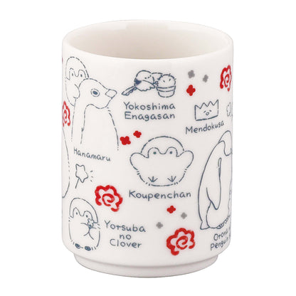 Yamaka Shoten Koupen-chan Sushi Tea Cup Gyugyu Design 300ml
