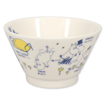 Moomin AREKORE Porcelain Rice Bowl 360ml Dishwasher Safe