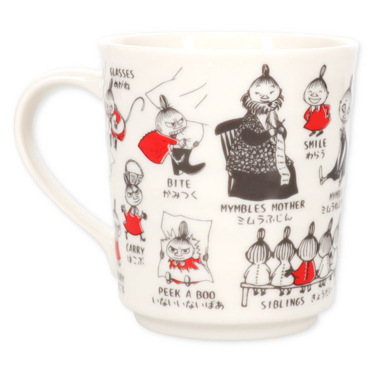 Yamaka Shoten Moomin Little My AREKORE Porcelain Coffee Mug 340ml