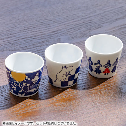 Moomin KOKON Karakusa Porcelain Sake Cup 50ml Japanese Style