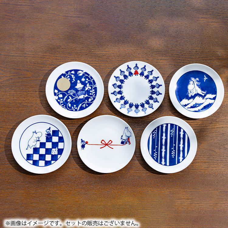 Yamaka Moomin KOKON/NAMIMA 12cm Porcelain Small Plate