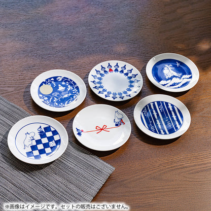 Yamaka Shoten Moomin KOKON Mizuhiki Ceramic Small Plate 12cm