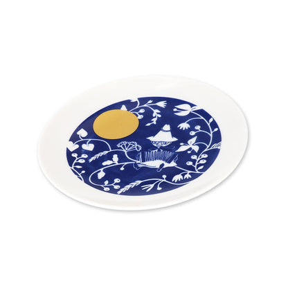 Moomin KOKON Karakusa 12cm Porcelain Small Plate Dish