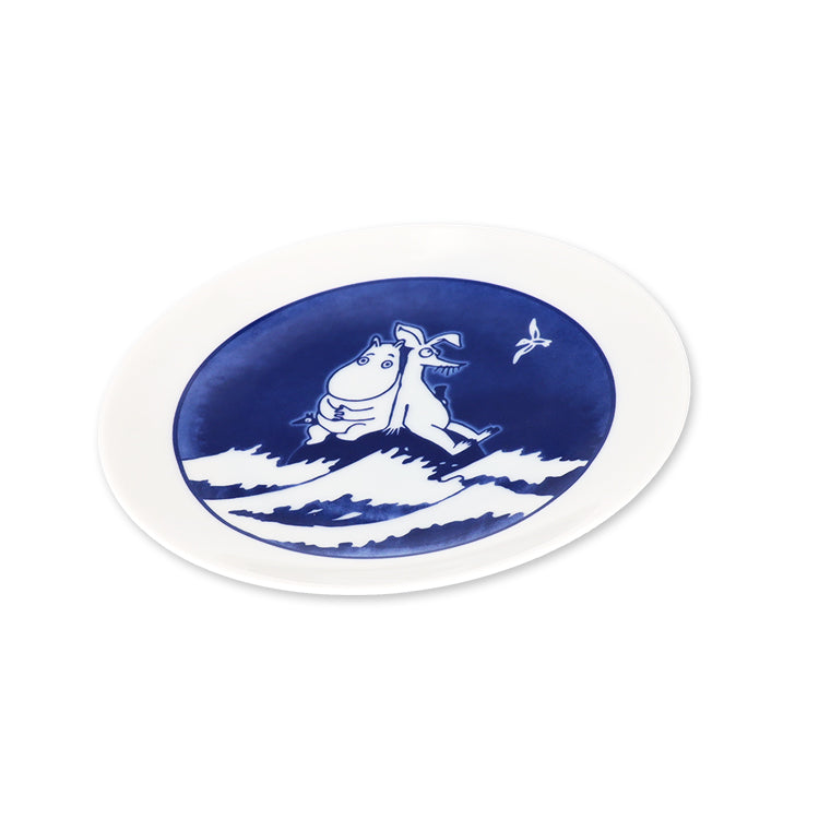 Yamaka Moomin KOKON/NAMIMA 12cm Porcelain Small Plate