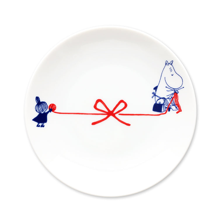 Yamaka Shoten Moomin KOKON Mizuhiki Ceramic Small Plate 12cm