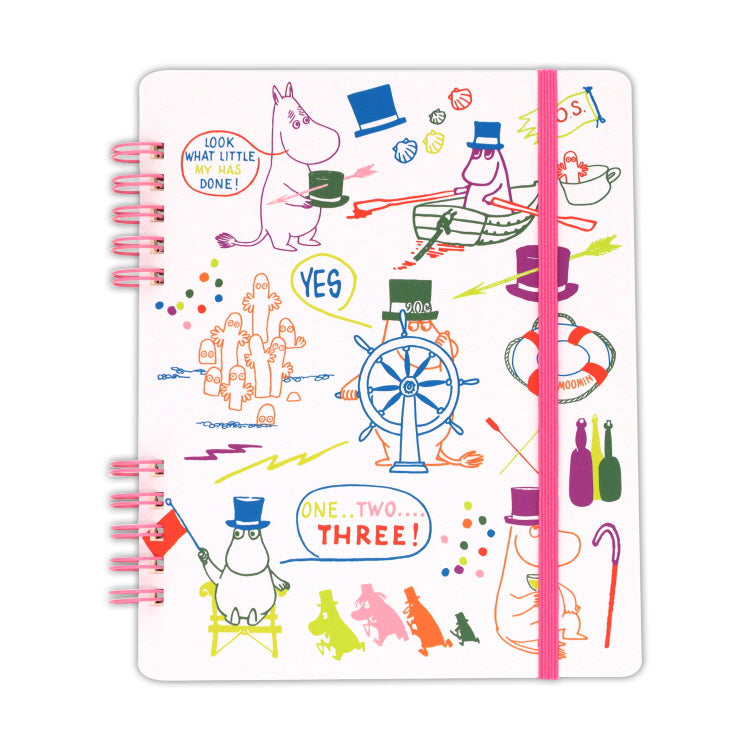 HIGHTIDE Moomin Papa Playful Ring Notebook 160 Pages