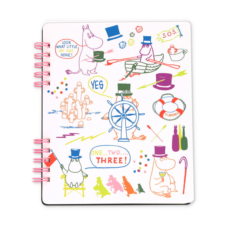 HIGHTIDE Moomin Papa Playful Ring Notebook 160 Pages