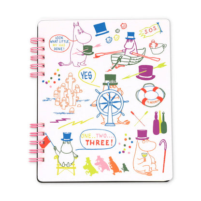 HIGHTIDE Moomin Papa Playful Ring Notebook 160 Pages