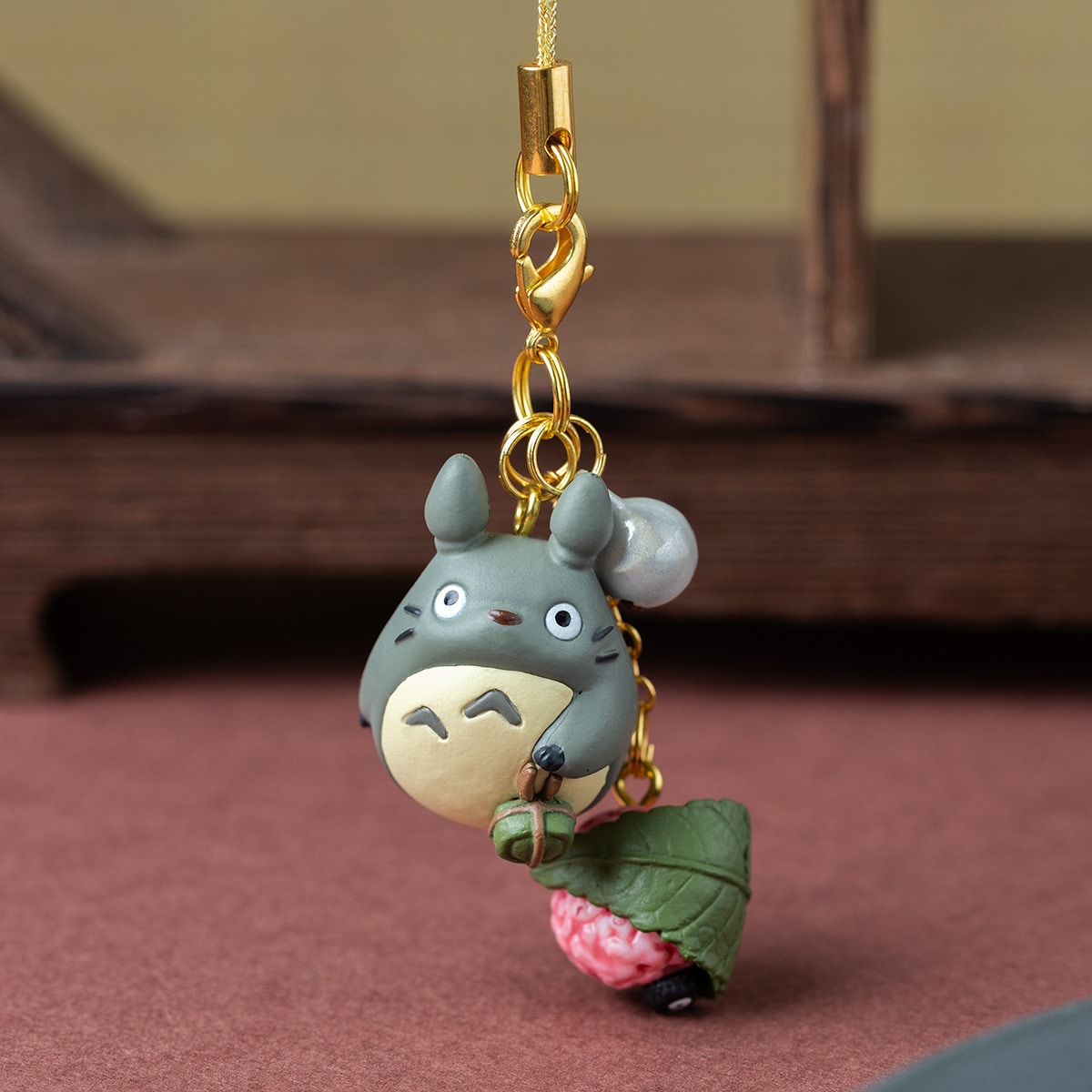 My Neighbor Totoro Japanese Sweets Sakuramochi Key Chain - Ghibli
