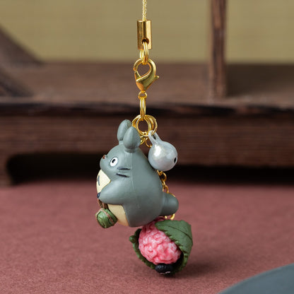 My Neighbor Totoro Japanese Sweets Sakuramochi Key Chain - Ghibli Studio